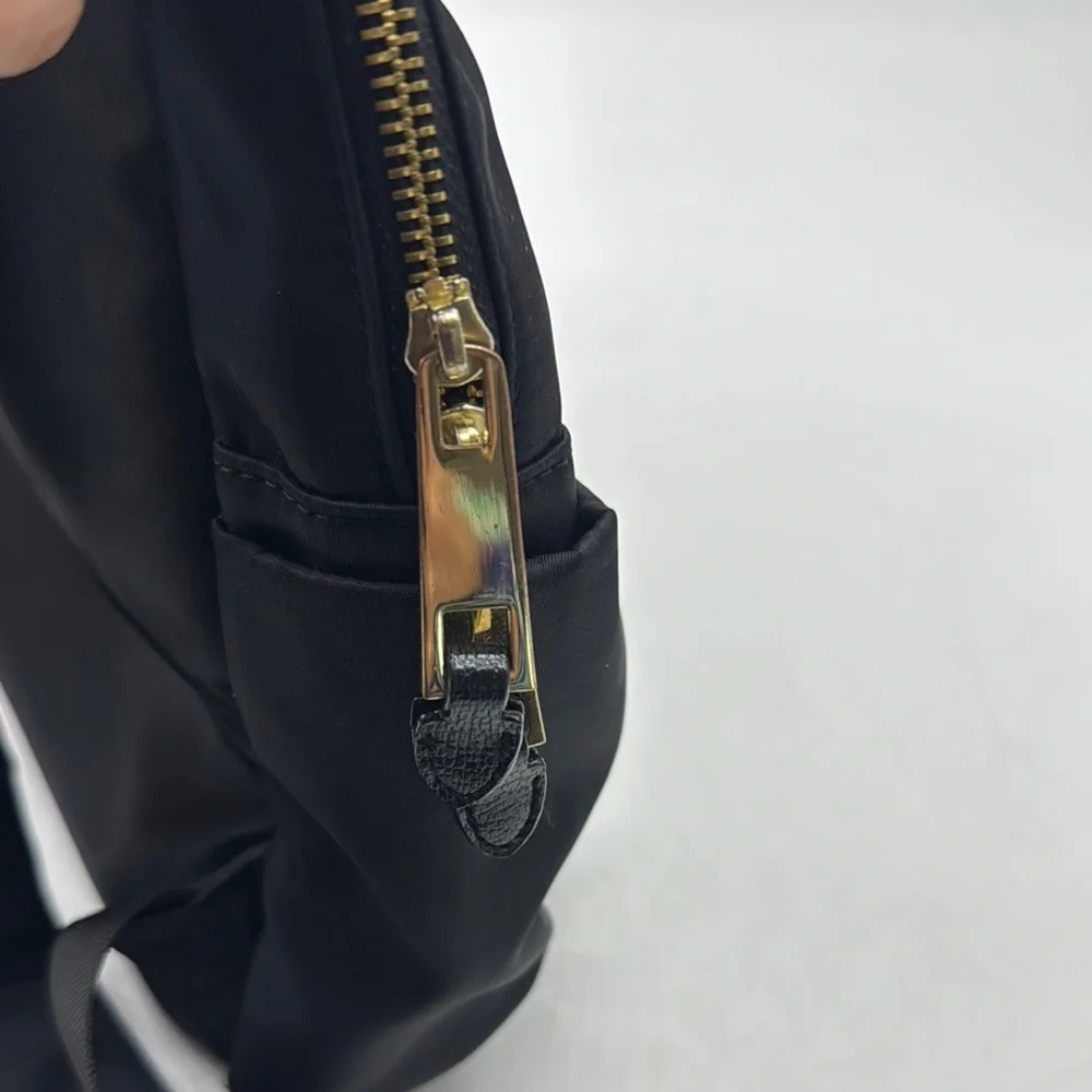 Travanti Black Nylon Lightweight Travel Computer Backpack TOT7890B